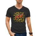 POW Comic Book Retro Artwork – Cartoon Collector Men's V-Neck T-Shirt