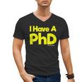 Pretty Huge Dick Joke Graduation PhD Humor Men's V-Neck T-Shirt