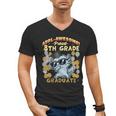 Proud 8th Grade Graduate Axolotl Graduation Eighth Men's V-Neck T-Shirt