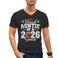 Proud Auntie Of A 2026 Senior Football Graduation Family Men's V-Neck T-Shirt
