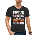 Proud Auntie Of a Basketball Senior 2026 Graduation Gifts Men's V-Neck T-Shirt