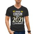 Proud Cousin Of A 2021 Graduate Graduation Clothes MBA PhD Men's V-Neck T-Shirt