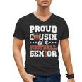 Proud Cousin Of a Football Senior 2026 Graduation Gifts Men's V-Neck T-Shirt