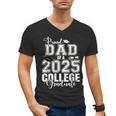 Proud Dad Of A 2025 College Graduate Graduation Men's V-Neck T-Shirt