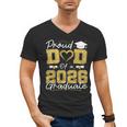 Proud Dad Of A 2026 Graduate Senior 2026 Grad Family Men's V-Neck T-Shirt