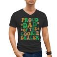Proud Dad Of a Cookie Dealer Scout Troop Cookie Dealer Girls Men's V-Neck T-Shirt