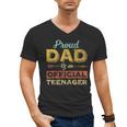 Proud Dad Of An Official Teenager 13th Birthday Son Daughter Men's V-Neck T-Shirt