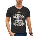Proud Glamma Of A Class Of 2025 Graduate Senior Graduation Men's V-Neck T-Shirt