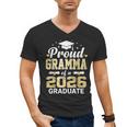 Proud Gramma Of A 2026 Graduate Class Of Graduation Men's V-Neck T-Shirt