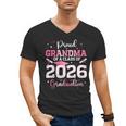 Proud Grandma Of A 2026 Senior Class Of 2026 Graduation Men's V-Neck T-Shirt