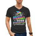 Proud Grandma Of Kindergarten Graduate 2025 Graduation Men's V-Neck T-Shirt