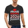 Proud Mama Of A 2026 Graduate Class Of 2026 Mom Graduation Men's V-Neck T-Shirt