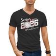 Proud Mama Of A 2026 Senior Baseball Graduation Mom Men's V-Neck T-Shirt