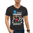 Proud Mom Of 2022 Pre K Graduate Graduation Men's V-Neck T-Shirt