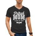 Proud Mom Of 2025 Graduate Senior Mom 25 Graduation Men's V-Neck T-Shirt