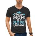 Proud Mom Of a Class Of 2021 Senior Graduate Graduation Men's V-Neck T-Shirt