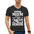Proud Mom Class Of 2025 Graduation Senior Golf Player Mom Men's V-Neck T-Shirt