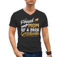 Proud Mom Of A Class Of 2026 Graduate Senior 2026 Graduation Men's V-Neck T-Shirt