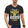 Proud Mom Of Two Class Of 2025 Graduates Twins Graduation Men's V-Neck T-Shirt