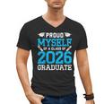 Proud Myself Of A Class Of 2026 Graduate Senior Graduation Men's V-Neck T-Shirt