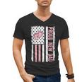 Proud New Dad New Girl Baby Fathers Day First Time Dad Men's V-Neck T-Shirt