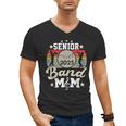 Proud Senior Mom Marching Band Mom Class Of 2025 Graduation Men's V-Neck T-Shirt