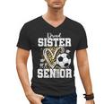 Proud Sister Of A 2026 Senior Soccer Graduation Leopard Men's V-Neck T-Shirt