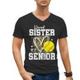 Proud Sister Of A 2026 Senior Softball Graduation Leopard Men's V-Neck T-Shirt