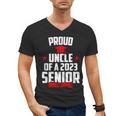 Proud Uncle Of A 2023 Senior Class Of 2023 Graduation Men's V-Neck T-Shirt