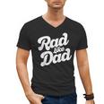 Rad Like Dad Kids Fathers Day Men's V-Neck T-Shirt
