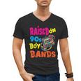 Raised On 90s Boy Bands Nostalgia Love Women Men Men's V-Neck T-Shirt