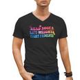 Read Books Lift Weights Fight Fascists Tie Dye Men Women Men's V-Neck T-Shirt