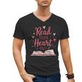 Read Your Heart Out Book Escape Into Stories Men's V-Neck T-Shirt