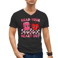 Read Your Heart Out Cute Reading Book Lover Men's V-Neck T-Shirt