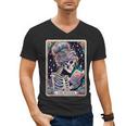 The Reader Tarot Card Women Book Lover Librarian Read Men's V-Neck T-Shirt The Reader Tarot Card Women Book Lover Librarian Read Men's V-Neck T-Shirt