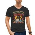 Reading 6 7 Six Seven Meme Slang Teacher Book Lover Men's V-Neck T-Shirt Reading 6 7 Six Seven Meme Slang Teacher Book Lover Men's V-Neck T-Shirt