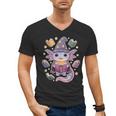 ReadsALOTL Cute Axolotl Book Lover Men's V-Neck T-Shirt