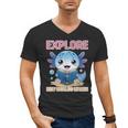 Readsolotl Kawaii Axolotl Book Lover Reading Men's V-Neck T-Shirt Readsolotl Kawaii Axolotl Book Lover Reading Men's V-Neck T-Shirt