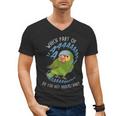 Red-Lored Amazon Parrot Aaaa Cute Pet Bird Mom Dad Men's V-Neck T-Shirt