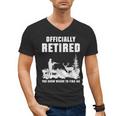 Retirement 2025 Retire Deer Hunting Retired For Dad Men's V-Neck T-Shirt Retirement 2025 Retire Deer Hunting Retired For Dad Men's V-Neck T-Shirt