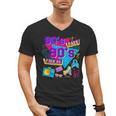 Retro 1980s 80's Baby 1990s 90's Made Me Nostalgia Birthday Men's V-Neck T-Shirt