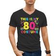 Retro 80's Costume 80s Nostalgia Party Men's V-Neck T-Shirt Retro 80's Costume 80s Nostalgia Party Men's V-Neck T-Shirt