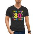 Retro 80's Costume 80s Nostalgia Party Men's V-Neck T-Shirt Retro 80's Costume 80s Nostalgia Party Men's V-Neck T-Shirt