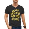 Retro Anti Social Club Bees Introvert Women Men Men's V-Neck T-Shirt