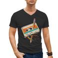 Retro Cassette Tape & Pencil Rewind Nostalgia Party 80s 90s Men's V-Neck T-Shirt