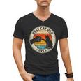 Retro Cat Dad Ever Cats Lovers For Men Women And Kids Men's V-Neck T-Shirt Retro Cat Dad Ever Cats Lovers For Men Women And Kids Men's V-Neck T-Shirt
