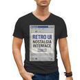 Retro Computer Dialog Box 90s Desktop Interface Nostalgia Men's V-Neck T-Shirt