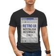 Retro Computer Dialog Box 90s Desktop Interface Nostalgia Men's V-Neck T-Shirt