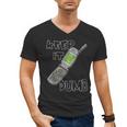 Retro Dumb Flip Phone Vintage 90s Y2K Tech Nostalgia Men's V-Neck T-Shirt