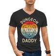 Retro Dungeon Daddy Fathers Day Men's V-Neck T-Shirt